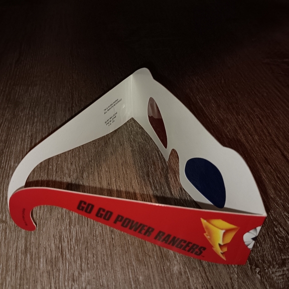 VINTAGE power Rangers 3d glasses - Picture 3 of 4